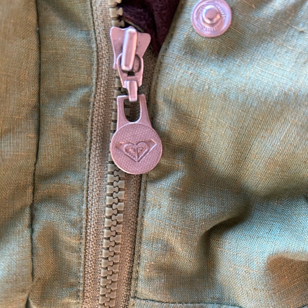 Roxy Green Snowboard Jacket Medium - image 7